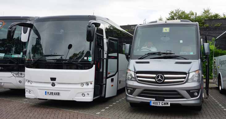 Premier Crawley Temsa MD9 YJ19AXB & Bee Line Atego Noone HX17GWM